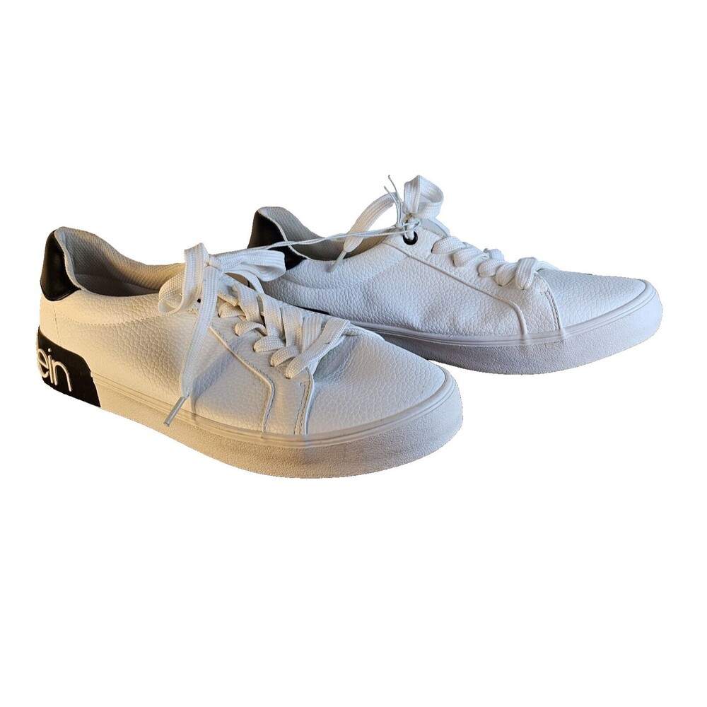 Calvin Klein Men's Riley White Casual and Fashion Sneakers Size 10 NWOT